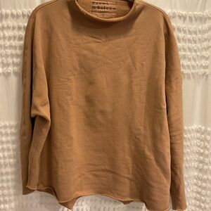 Frank & Eileen Women's ‘Effie’ Cowl Neck Sweater in Camel